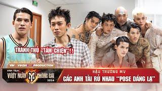 Quốc Thiên Và Kay Trần Mở Hội "Tám Chuyện" - Tiến Luật Rủ Hội Anh Tài POSE DÁNG LẠ Tại Hậu Trường MV