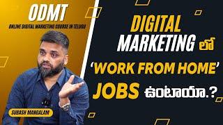 Digital Marketing Course in Telugu - Work from Home Jobs