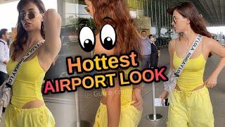 Disha Patani spoteed at airport