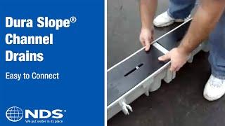 How to Install the Dura Slope Trench Drain System | NDS Drainage Systems