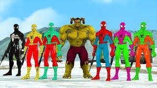 Team 5 Spiderman vs marvel's spider man 2 vs Hulk vs Batman vs Joker vs Thanos | New Universe 2023