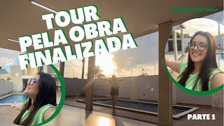 TOUR PELA OBRA FINALIZADA…Construímos uma área de lazer | DIÁRIO DE CONSTRUÇÃO 