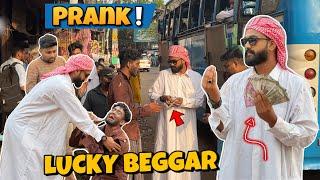 Lucky beggar prank അറബി ലക്ഷങ്ങൾ എറിഞ്ഞു| fayizzibrahim