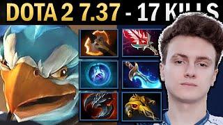 Kez Gameplay Miracle with Battlefury and 17 Kills - Dota 7.37