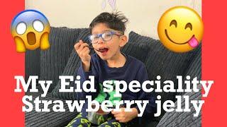 Kids making jelly at home | Halal jelly recipe | Arish’s World Vlog