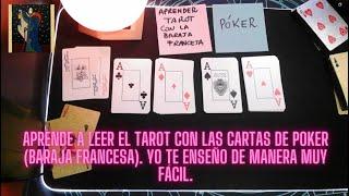 APRENDE A LEER EL TAROT CON LAS CARTAS DE POKER  . TE ENSEÑO DE MANERA MUY FÁCIL Y RÁPIDO.