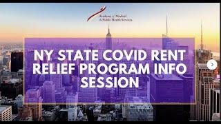 NY State COVID Rent Relief Program Information Session / 纽约州减租计划。