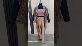 Western Jacket Style Dress#ytshorts #fashion #dress #style #shortvideo #shorts #trending #viralshort