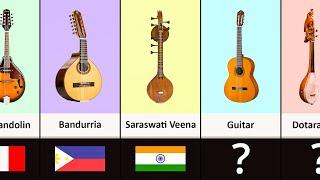 National Musical Instrument From Different Countries