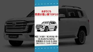【国産車】あまりにも燃費が悪い車ランキングTOP10  #車 #燃費 #燃費極悪 #車ランキング #shorts