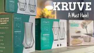 An absolute must have for your espresso bar!  Kruve glassware