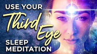 USE Your THIRD EYE Deep SLEEP Hypnosis 8 Hrs  Become Proficient, Stimulate Its Use, Many Ways.