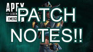 Apex Legends Season 10 Emergence Patch Notes OverView