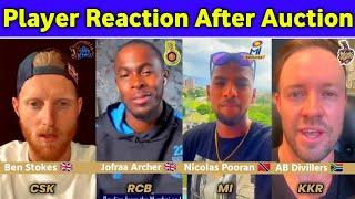 Mini IPL Auction Sold-Out Players Reaction