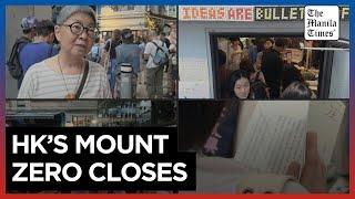 Hong Kong book lovers mourn store closure after constant complaints