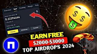 GET FREE $200$-$3000 | New Instant Airdrop 2024 || Upcoming Biggest Airdrop🪂🪂