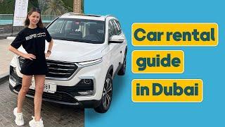 car rental guide in dubai