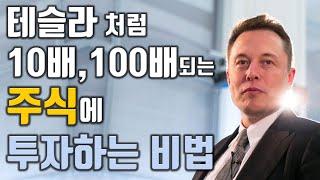 테슬라 처럼 10배 100배 되는 성장주 투자하는 법. 채상욱 주식부자 프로젝트 리뷰입니다.[재테크,주식,돈버는 방법] #10.0050