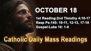 Catholic Daily Mass Readings for today I Friday October 18 2024