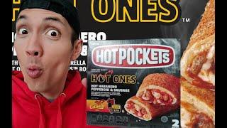 Hot Ones x Hot Pockets x National Pizza Day!- AndrewEatsAll