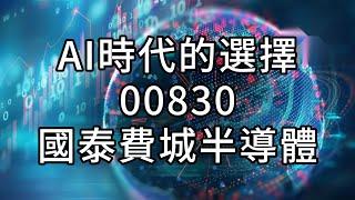 【懶股族Lazy】AI時代 00830「國泰費城半導體」