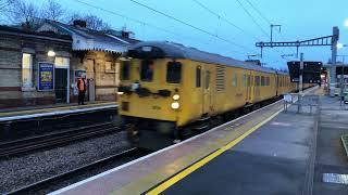 Colas Rail Class 37 hauled push-pull Network Rail test train passing through Maidenhead