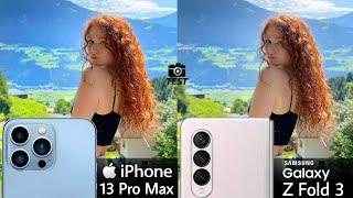 iPhone 13 Pro Max vs Samsung Galaxy Z Fold 3 Camera Test