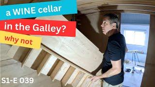 Boat Building a WINE cellar in the galley? why not Building Dragonfly E-39