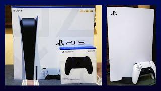 PlayStation 5 Disc Edition + Midnight Black Dualsense Unboxing