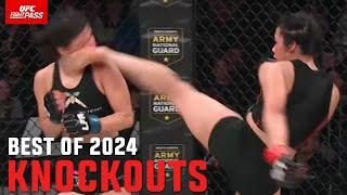 Best KO's of 2024 on UFC FIGHT PASS!