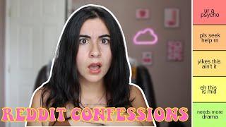 Reading Reddit Confessions and Judging People (it had to be done) | Just Sharon