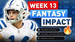 NFL Week 13 Reactions + Injuries | Early Week 14 Waiver Wire & Fantasy Football Advice (2024)