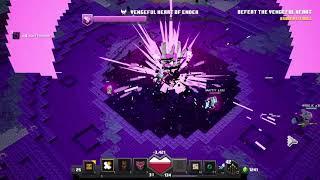 Minecraft Dungeons Vengeful Heart of Ender Bossfight