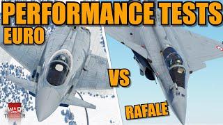 WHY the EUROFIGHTER is the BEST JET IN GAME! TESTING the PERFORMANCE vs the RAFALE! - War Thunder