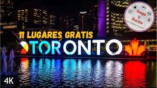 QUÉ VER EN TORONTO GRATIS, SIN GASTAR NI $1 DÓLAR | CANADÁ | 4K |