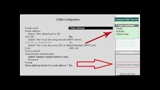 How to Send on Yahoo Mail  in Tally & Resolve the Error ( Authentication Failed )