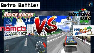 Ridge Racer (Namco System 22) VS Daytona USA (Sega Model 2)