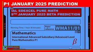 P1 JANUARY 2025 PREDICTION