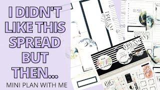 PLAN WITH ME | MINI HAPPY PLANNER | COSMIC WATERCOLOR