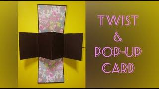 Twist & Pop-up Card Tutorial  #twistandpopupcard #pphandmadecreations