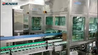 Sausage frozen food intelligent packing and palletizing line