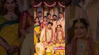 Chiranjeevi daughter srija wedding & wife surekha Son Ram charan with Family #shorts