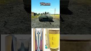 Smallest to Biggest Caliber War thunder #warthundertanks #military