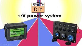 DIY - 12V second Battery distribution Circuit. #gavaoverlandlife #diyprojects #automobile #overland