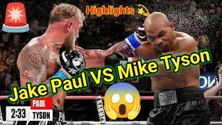 IT'S OVER! Jake Paul VS Mike Tyson FULL FIGHT HIGHLIGHTS! (Netflix 2024)