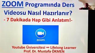 ZOOM Programında Ders Videosu Nasıl Hazırlanır?  #zoom #dersvideoları #açıköğretim #kpssa