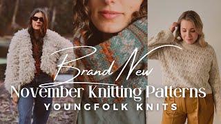 Brand New November Knitting Patterns