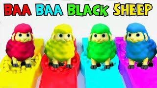 ColorFul Sheeps ️ Baa Baa Black Sheep Have you any wool️ | Babybus Kids Songs