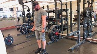 Stiff Leg Deadlift from Deficit