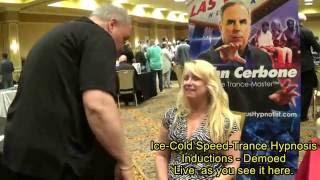 John Cerbone’s Speed Trance Induction Live Demo Hypnosis Convention Las Vegas